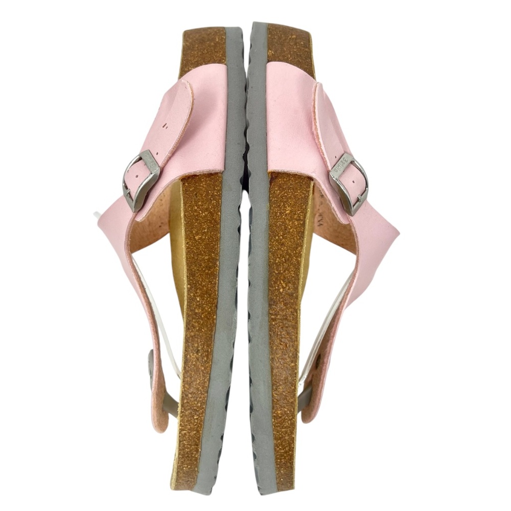 Birkenstock Women's Gizeh Pink Patent Leather Sandals size 7/38 - Picture 5 of 13